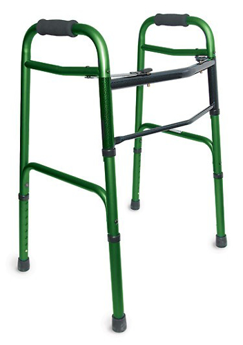 Picture of Two-Button Release Aluminum Folding Walker
