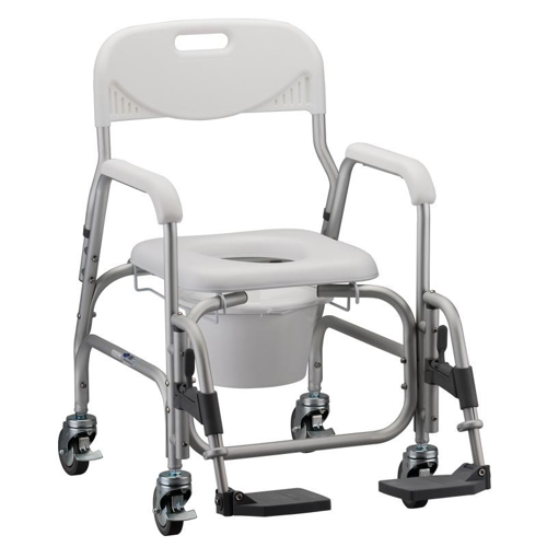 Picture of Deluxe Shower Chair/Commode with Wheels