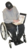 Picture of ADA Lap Wheelchair Tray and Accessory System