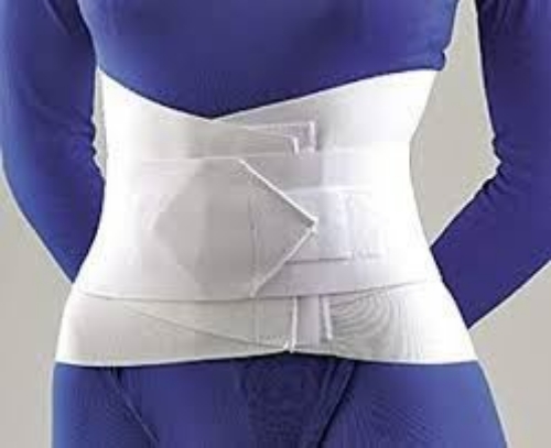 Picture of Lumbar Support Retail Sacral W/ Abdominal Belt 10" White