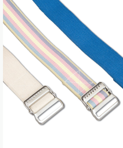 Picture of 60" Gait Belt in Rainbow Pastel