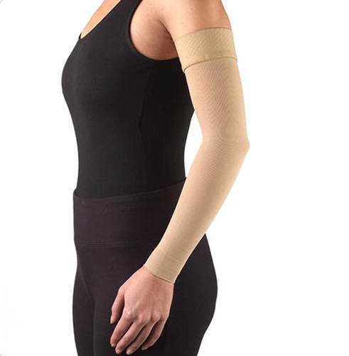 Picture of AW Style 7161 Lymphedema Armsleeve w/Silicone Top Band - 20-30 mmHg