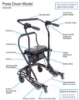 Picture of U-Step Press Down Rollator