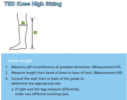 Pisces Healthcare Solutions. White TED Hose Knee High Closed Toe, Long