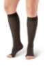 Picture of Compression Stocking Open Toe Knee High 20-30 mmHg