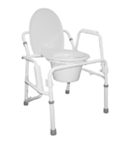 Picture of Drop-Arm Commode, Base: 25"W x 20"D