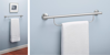 Picture of 24" Chrome Grab Bar With Towel Bar