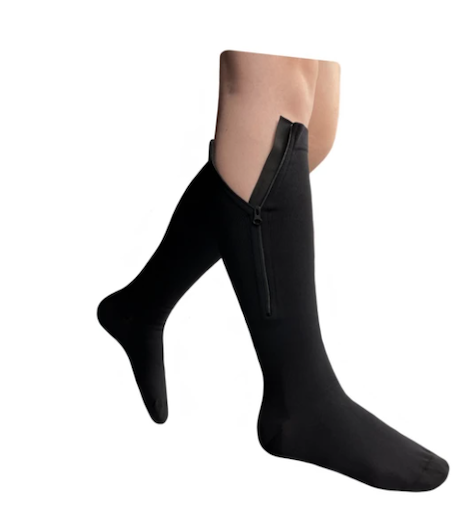 Pisces Healthcare Solutions Closed Toe 20 30 Mmhg Zipper Compression Stockings