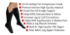 Picture of Presadee Premium Closed Toe 20-30 mmHg Firm Compression With YKK Zipper Leg Circulation Swelling Socks