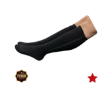 Picture of Presadee (BIG & TALL) Premium Closed Toe 20-30 mmHg Zipper Firm Compression Leg Swelling Socks-Black