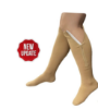 Picture of Presadee Closed/Open Toe 15-20 mmHg Moderate Compression Leg Circulation YKK Zipper Socks