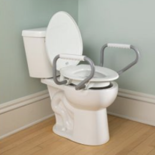 Picture of Standard Clean Shield Elevated Toilet Seat with Support Arms