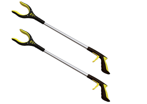 Picture of 2-Pack 32" Extra Long Grabber Reacher with Rotating Jaw