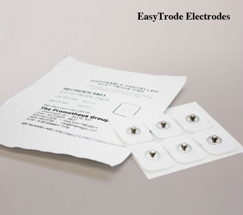 Picture of Pathway™ Electrodes and Lead Wires-Disposable Lead Wires with cloth pre-gelled Electrodes