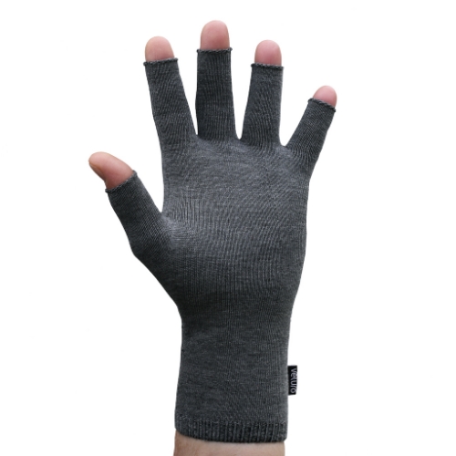 Picture of Infrared Seamless PR Open Finger Gloves in Grey