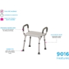 Picture of Bath Seats with Padded Arms Optional Back