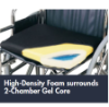 Picture of Pisces Direct HydroGuard Gel-Foam Wheelchair Cushion