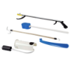 Picture of Hip Kit with Reacher, Contoured Sponge, Formed Sock Aid, Plastic Shoehorn, and Dressing stick