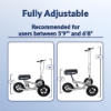 Picture of KneeRover PRO All Terrain Knee Scooter with Shock Absorber - Silver
