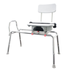 Picture of Sliding Transfer Bench with Replaceable Cut Out Swivel Seat