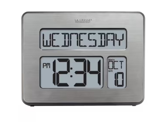 Picture of Calendar Clock with Extra Large Digits