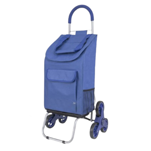 Picture of Blue Shopping Grocery Foldable Cart