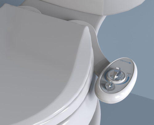 Picture of Left-Handed Bidet Attachment with Dual Nozzles