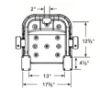 Picture of 19" Folding U-Shaped Padded Shower Seats