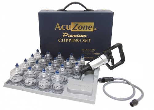 Picture of Premium Quality Cupping Set W/ 19 Cups, *INCLUDES The Extension Tube