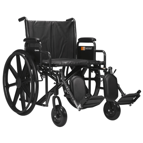 Picture of Bariatric & HD Bariatric Wheelchair with Desk Arm Elevating Leg Rest