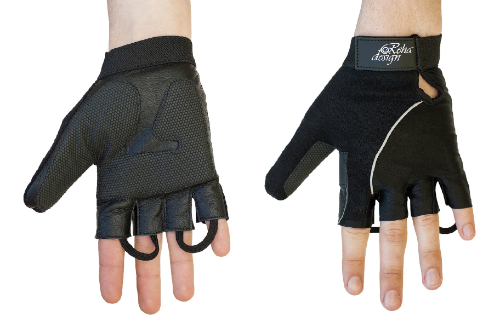 Picture of Half-Finger Wheelchair Gloves w/ Gel-Palm