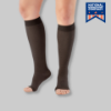 Picture of DALC Compression Stocking Open Toe Knee High 20-30 mmHg