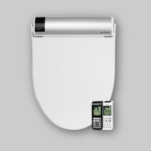 Picture of BB 2000 Elongated White Bidet Toilet Seat with Wireless Remote