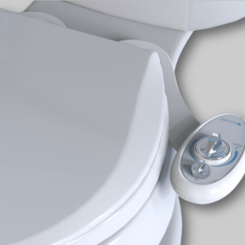 Picture of Left-Handed Bidet Attachment with Dual Nozzles