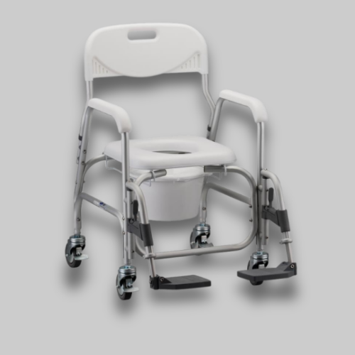 Picture of Deluxe Shower Chair/Commode with Wheels