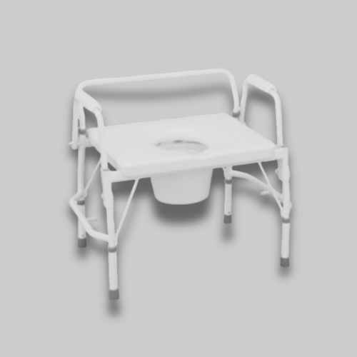 Picture of Drop Arm Bariatric Commode M500