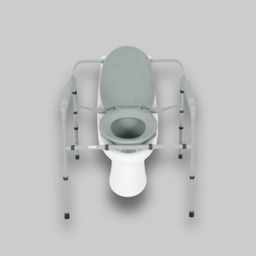 Picture of Wide 3 N 1 Heavy Duty Commode with Elongated Seat and Removable Back