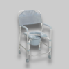 Picture of Aluminum Shower Chair and Commode with Castors