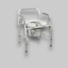 Picture of Deluxe Steel Drop-Arm Commode with Padded Seat