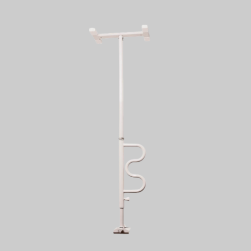 Picture of Bathtub Security Pole and Curve Grab Bar