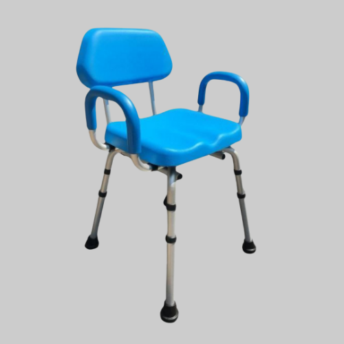 Picture of Deluxe Padded Shower Chair With Armrests