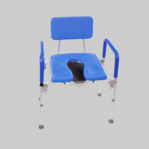 Picture of DIGNITY ULTRA-PREMIUM PADDED BARIATRIC EXTRA LARGE COMMODE/SHOWER CHAIR. 600LB CAPACITY **OVERSIZED**