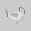 Picture of Clamp-On Raised Toilet Seat with Lock and Arms