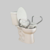 Picture of Clean Shield Elevated Toilet Seat with Support Arms