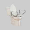 Picture of Standard Clean Shield Elevated Toilet Seat with Support Arms