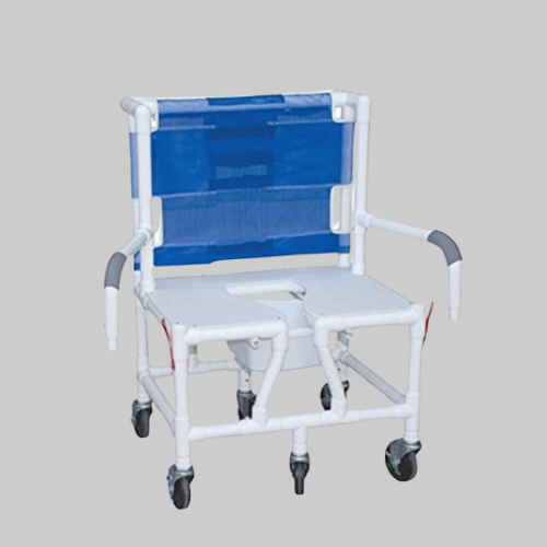 Picture of Extra Wide Shower Chair with Swingaway Arms