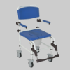 Picture of Aluminum Rehab Shower Commode Chair with Four Rear-locking Casters