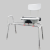 Picture of Sliding Transfer Bench with Replaceable Cut Out Swivel Seat