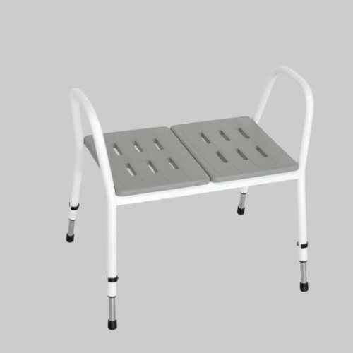 Picture of Extra Wide Shower Bench with Soft Seat & Arms