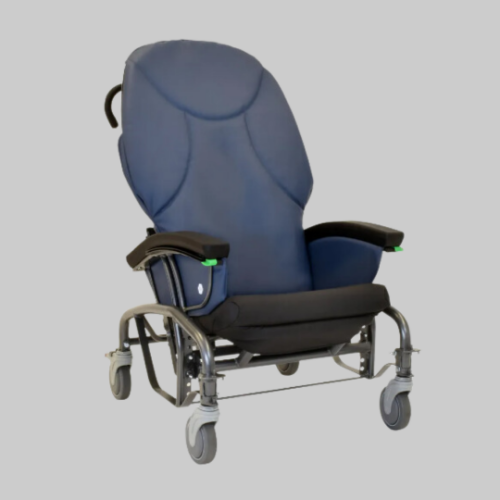 Picture of Dyn-Ergo Scoot Chair,​ 20"W - Upholstery Color: Blue